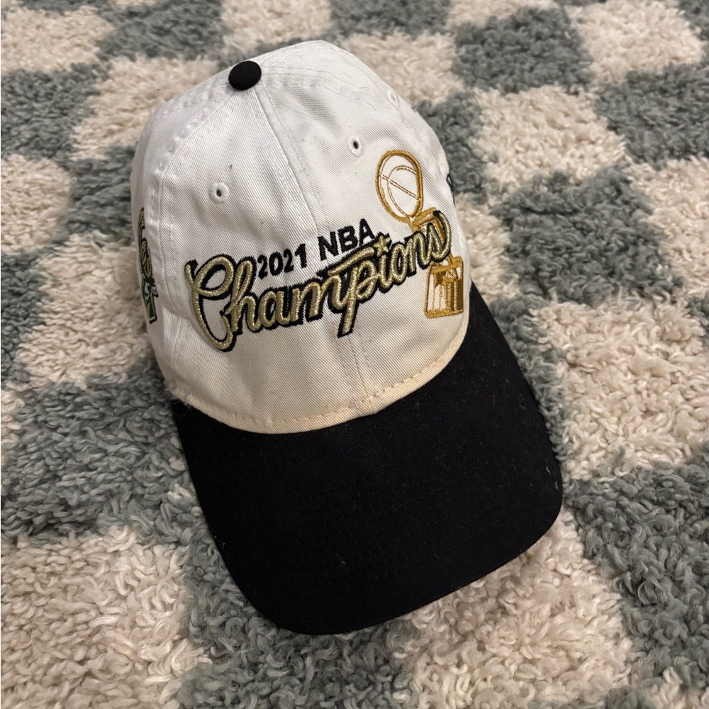 2021 Milwaukee Bucks NBA Champions Cap
